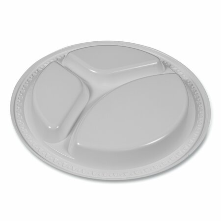 Tablemate Compartment Plates, 9" dia., White, PK125 19644WH